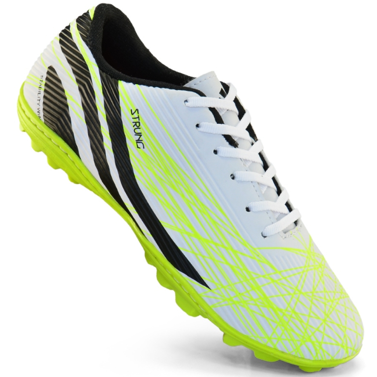 Chuteira de Futebol Chuteira de Society Chuteira de Campo Sintético Costurada Reforçada