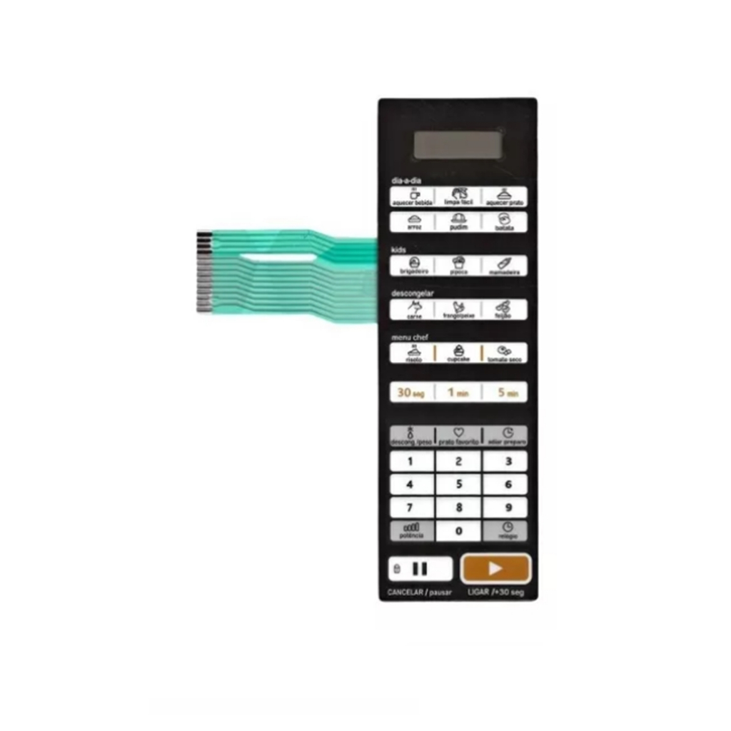 Membrana Teclado Para Microondas Midea Mtae21 -Mtae22 - Mtea 21 - Mtae ...