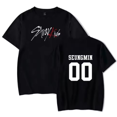 Camiseta Stray kids Seungmin 00 Adulto/Infantil Lançamento