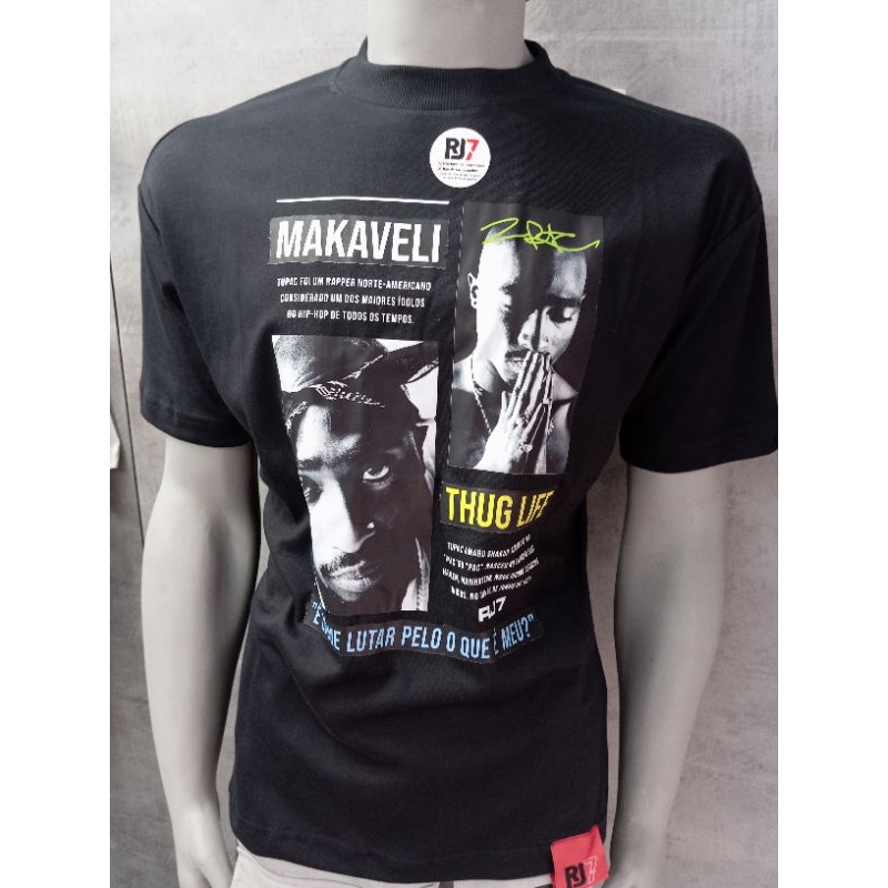 Camisetas Oversized RJ7 2 PAC | Shopee Brasil