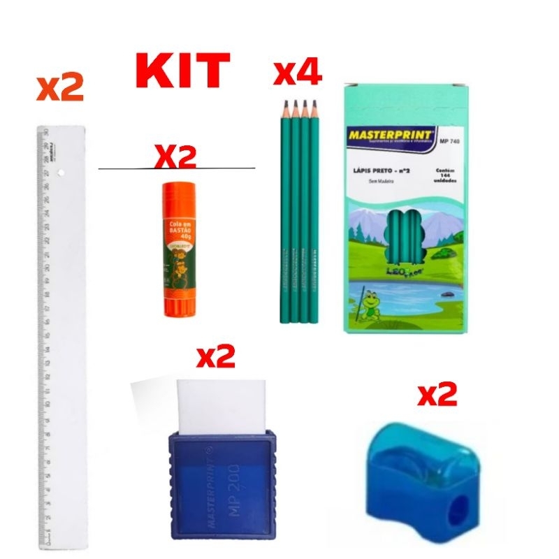 kit escolar | Shopee Brasil