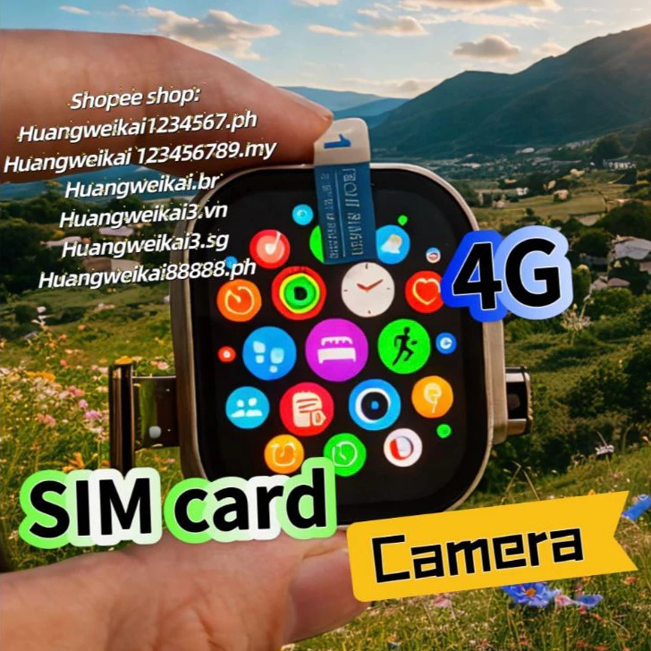 BW10 Pro 4G Smartwatch 2.01 Polegadas Com Longa Duração De Bateria E Função De Câmera , Adequado Para Telefone Android