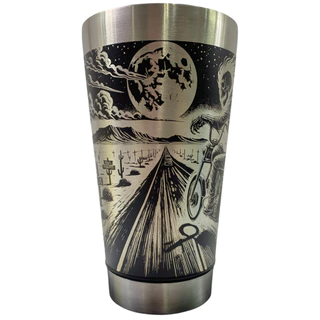 Copo Térmico Em Aço Inoxidável Com Tampa E Abridor 473ml Personalizado 360° Graus Filme Motoqueiro Fantasma Ghost Rider