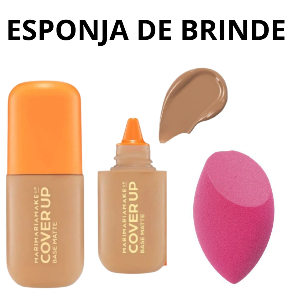 Base Cover Up Mari Maria Base Matte Cobertura Média a Alta 35 g ...