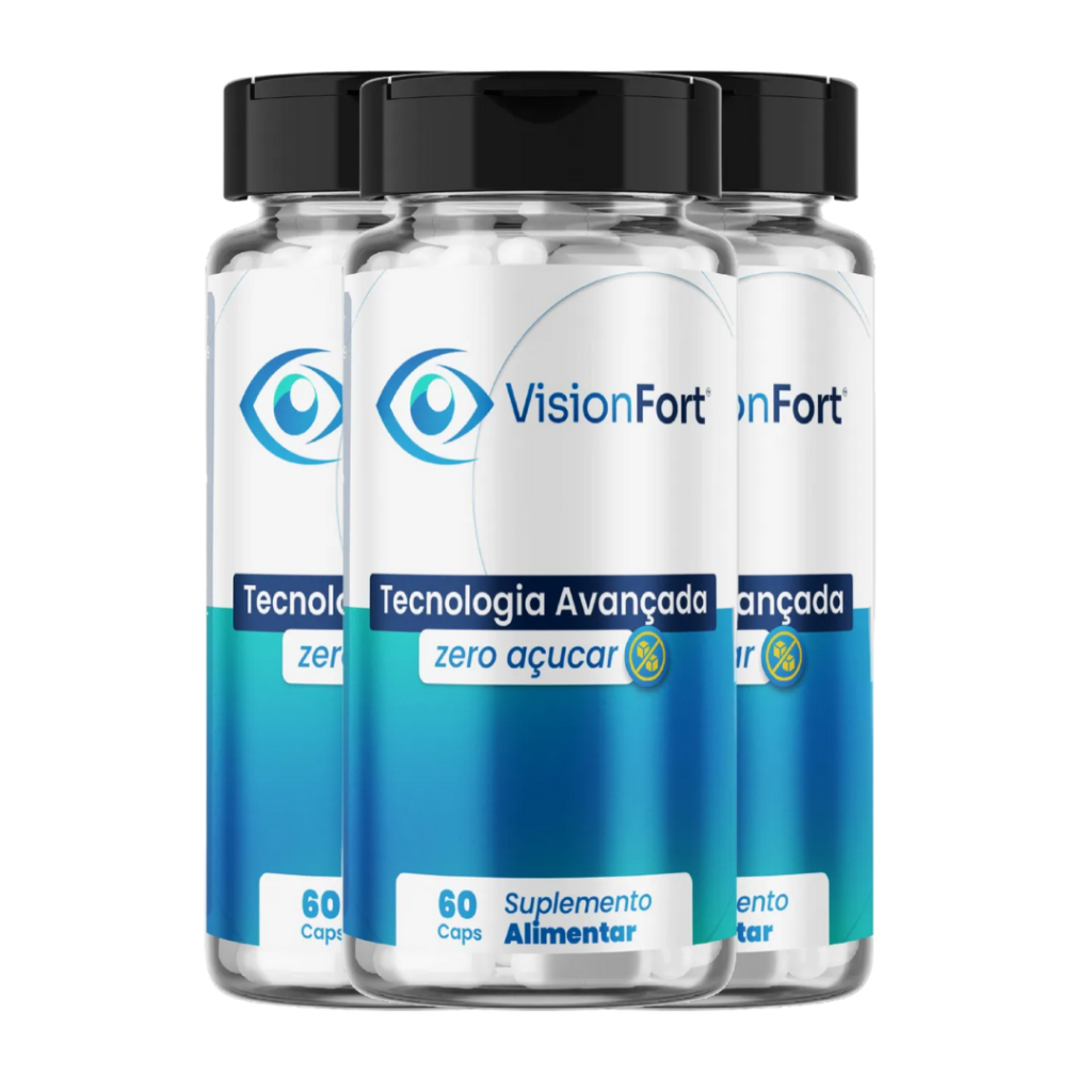 Kit 3 VisionFort Original 180 Capsulas Formula Avançada Loja Oficial ...