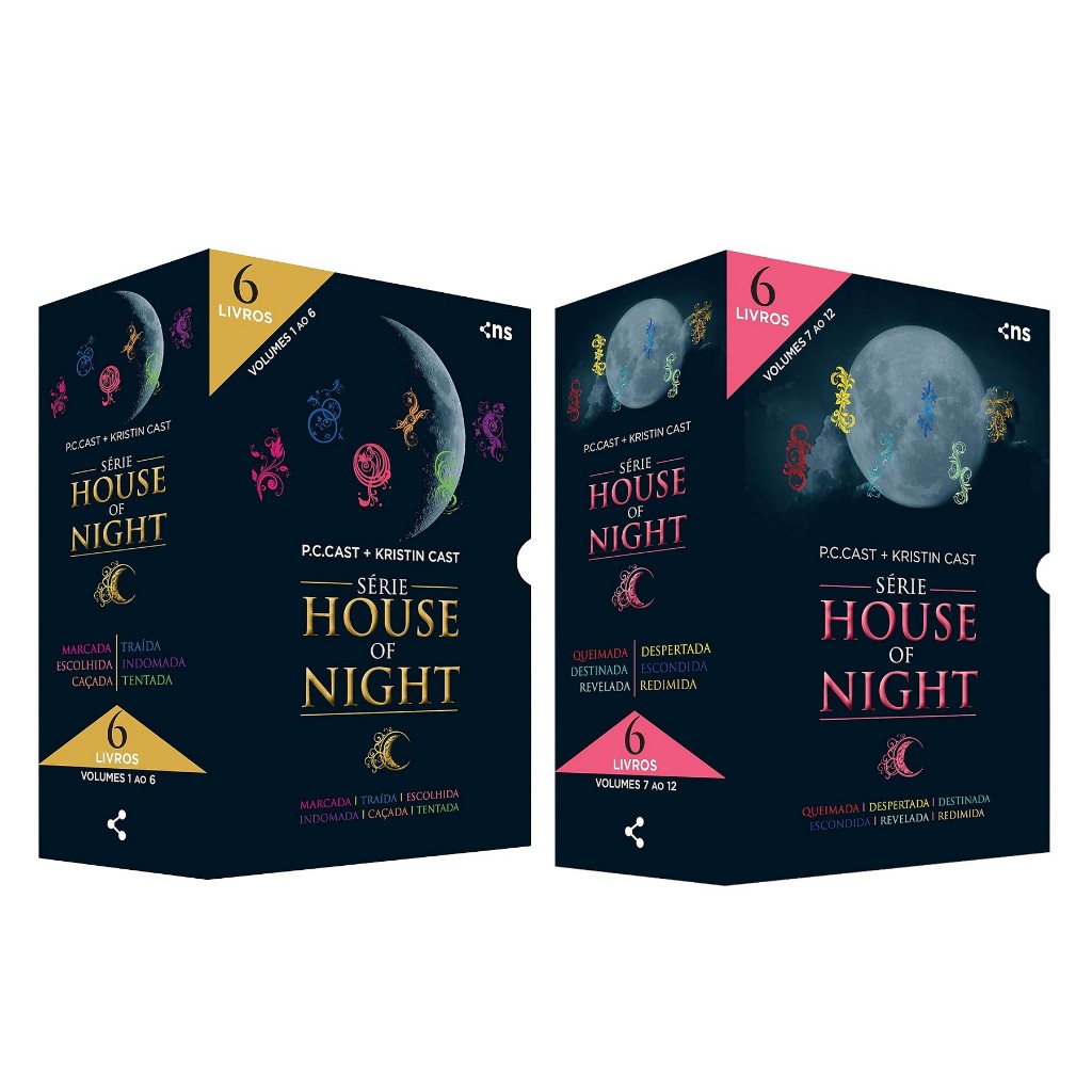 Coleção Completa Box House Of Night 12 Livros P. C Cast Kristin