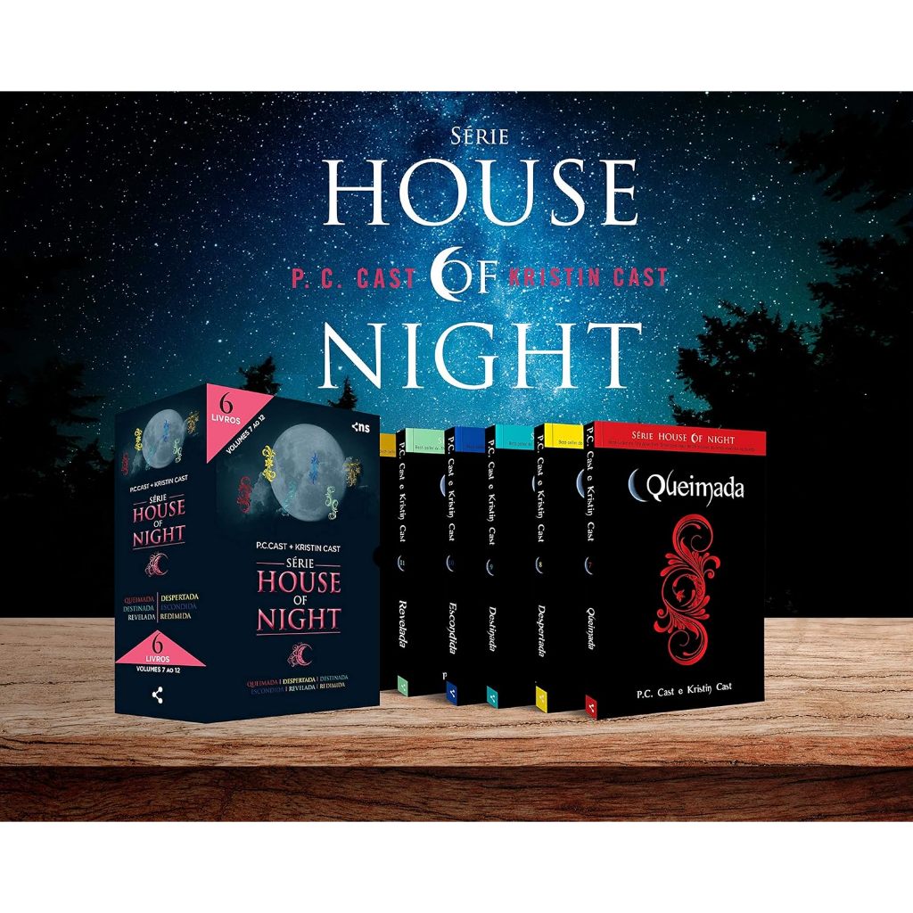 Coleção Completa Box House Of Night 12 Livros P. C Cast Kristin