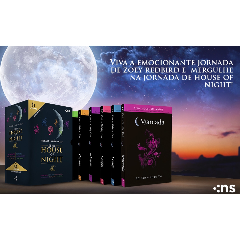 Coleção Completa Box House Of Night 12 Livros P. C Cast Kristin