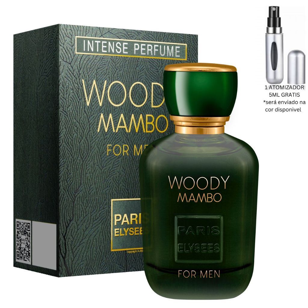 Woody Mambo Paris Elysees EDT Masculino - 100ML + 1 atomizador 5ml