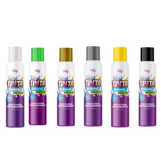 Tinta Colorida para Cabelos 150ml Lavável - My Party