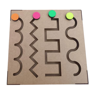 Painel Psicomotor Brinquedo Educativo/Pedagógico em Oferta na Shopee