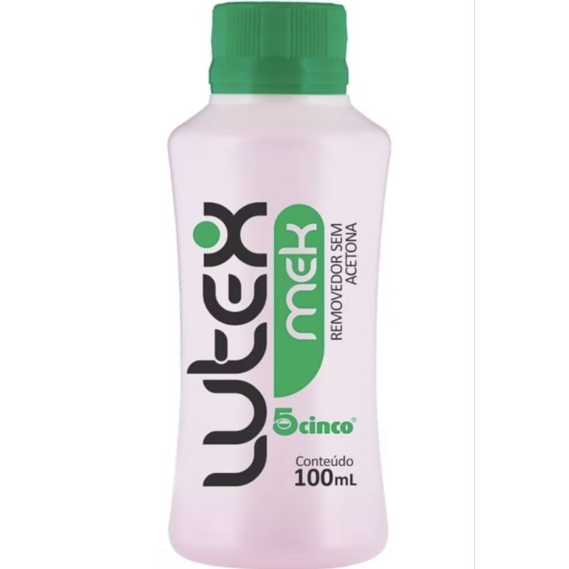 Removedor de Esmalte Lutex SEM Acetona 100 ml | Shopee Brasil