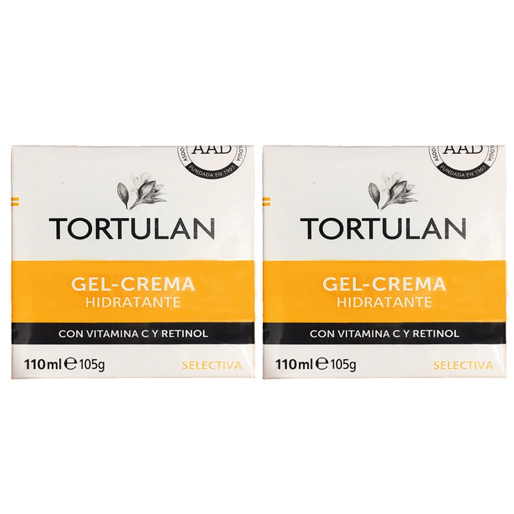 Kit 2 Tortulan Hidratante Gel Com Vitamina C E Retinol 110ml | Shopee ...