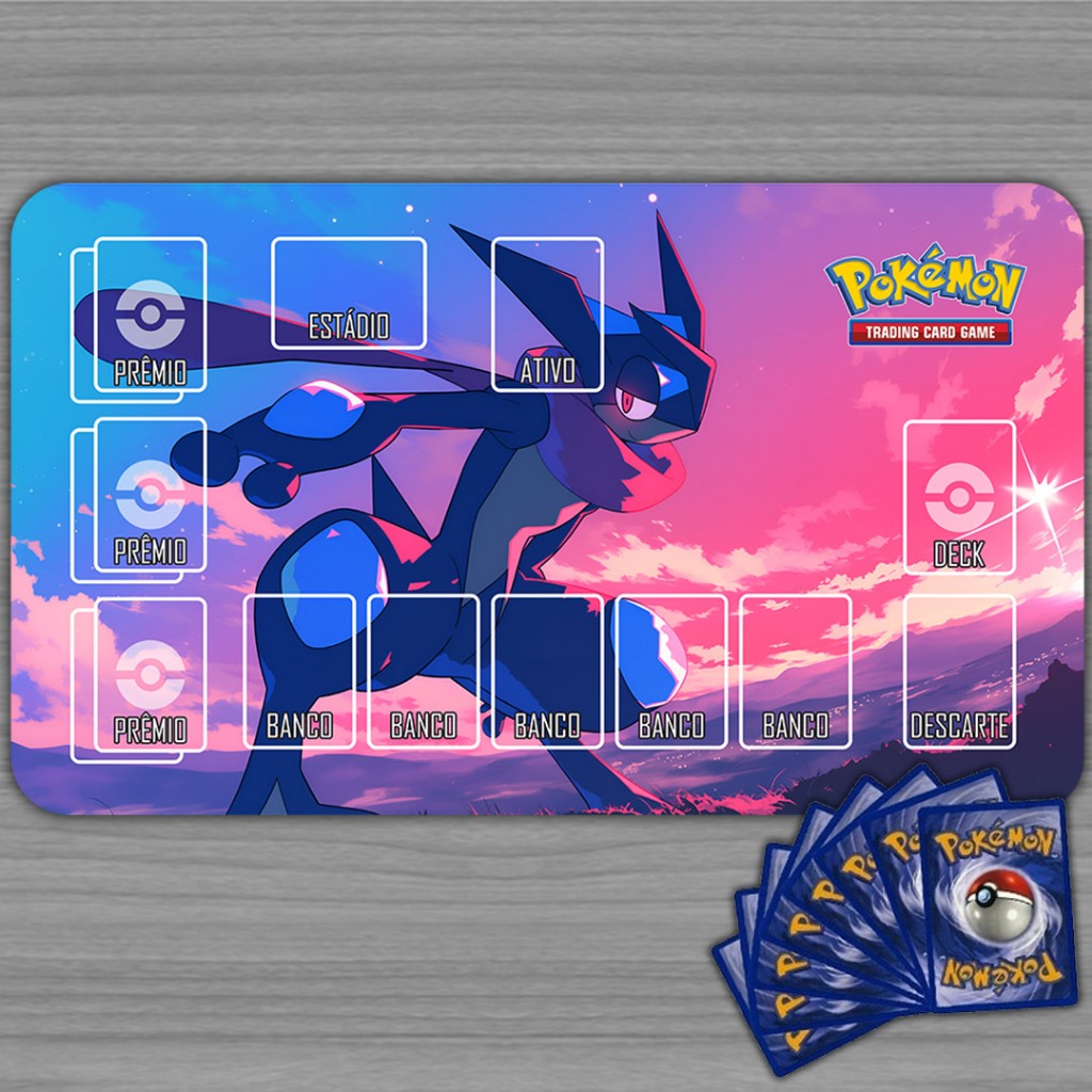 PLAYMAT POKÉMON TCG - GRENINJA RIGHT | Shopee Brasil