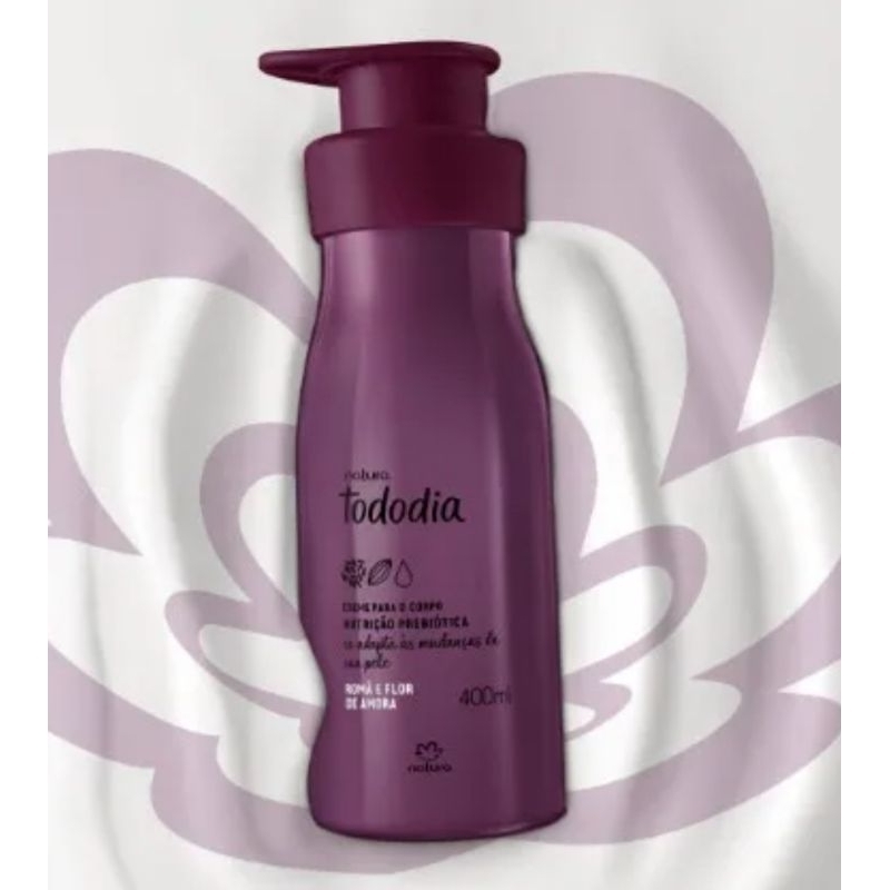 Hidratante Natura Tododia Roma e Flor de Amora 400ml | Shopee Brasil