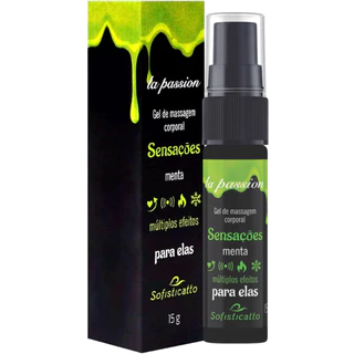 GEL DE MASSAGEM CORPORAL MENTA SOFISTICATTO SEXSHOP