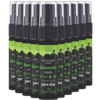 10 GEL DE MASSAGEM CORPORAL MENTA SOFISTICATTO SEXSHOP