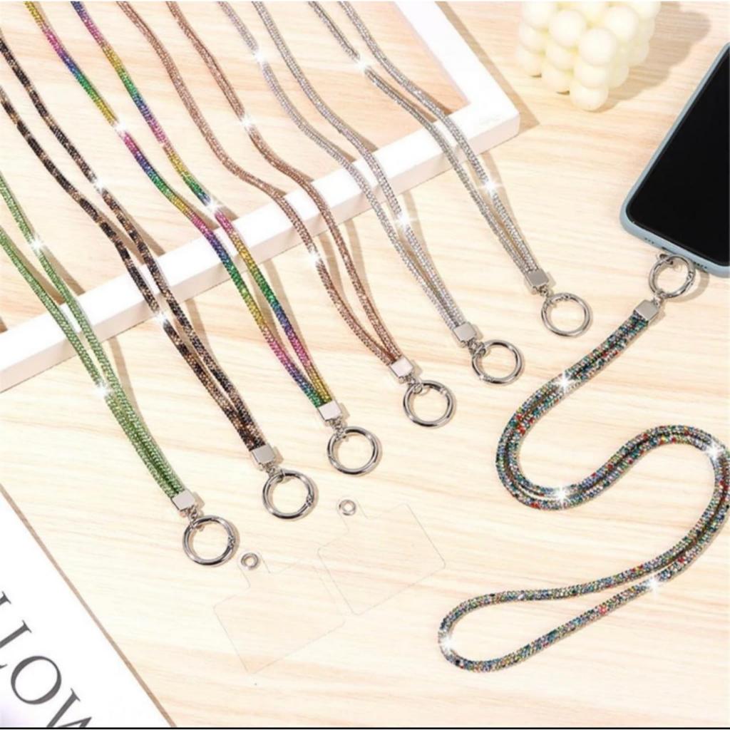 Cordão De Ombro Transversal De Segurança Bolsa Alça Celular Pescoço De Uso Fácil Estilo Moda Porta-Chaves Sling Case