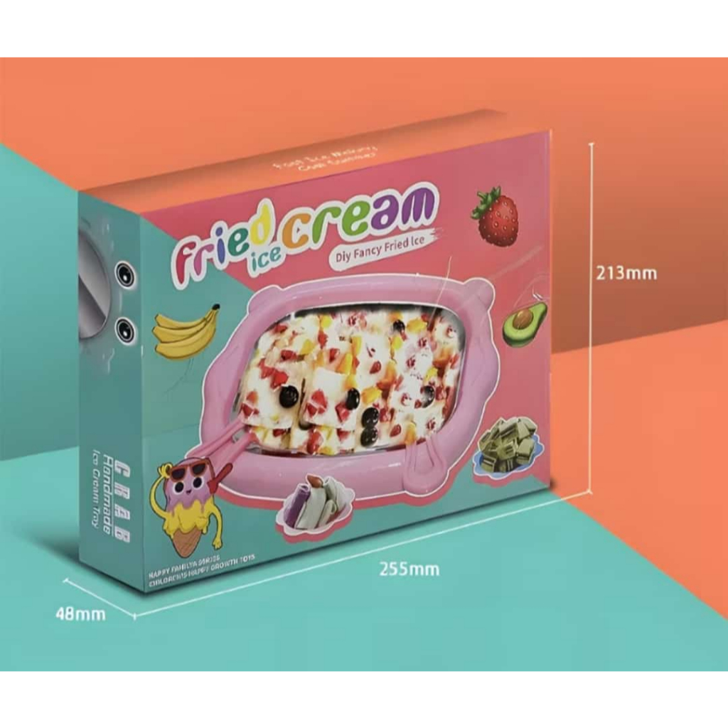 Maquina De Fazer Sorvete Verdade Na Chapa Brinquedo Infantil