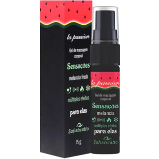 GEL DE MASSAGEM CORPORAL MELANCIA FRESH SOFISTICATTO SENSAÇÕES PARA ELAS