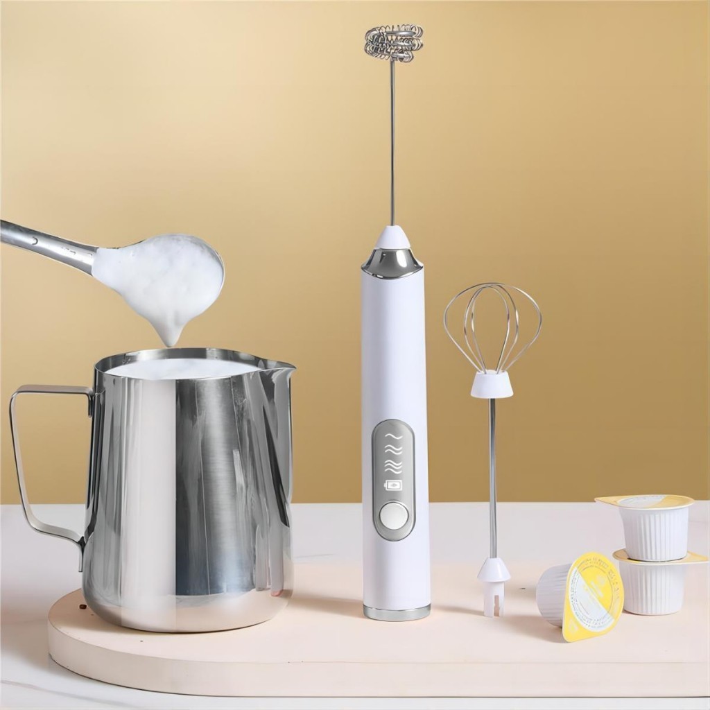 Batedor Misturador Mixer Elétrico Portátil para Bebidas Leit