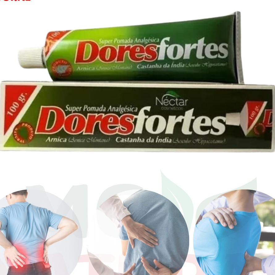 Pomada Analgésica DORES FORTES - Kit 3 unidade - Néctar | Shopee Brasil