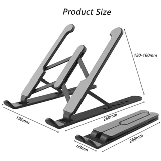 Suporte de Mesa Regulável para Notebook – Ideal para Home Office