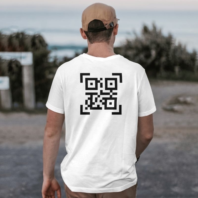 Camiseta Personalizada QR Code Empresa/Uniforme com QR Code em alta ...