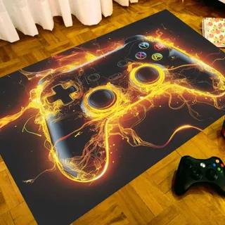 TAPETE GAMER PROTETOR DE PISO - 90x65 antiderrapante - Tema CONTROLE 2