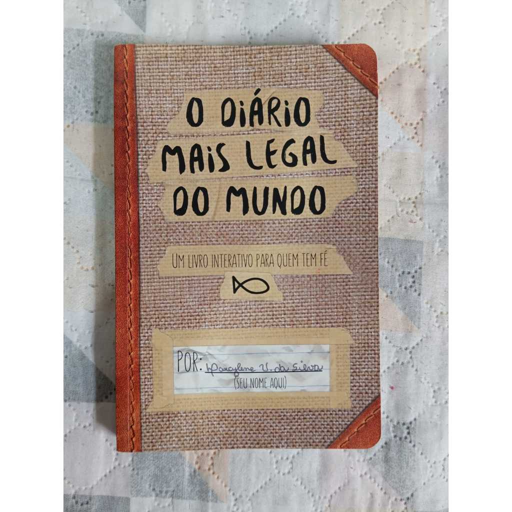 Livro "O Diário Mais Legal do Mundo" | Shopee Brasil