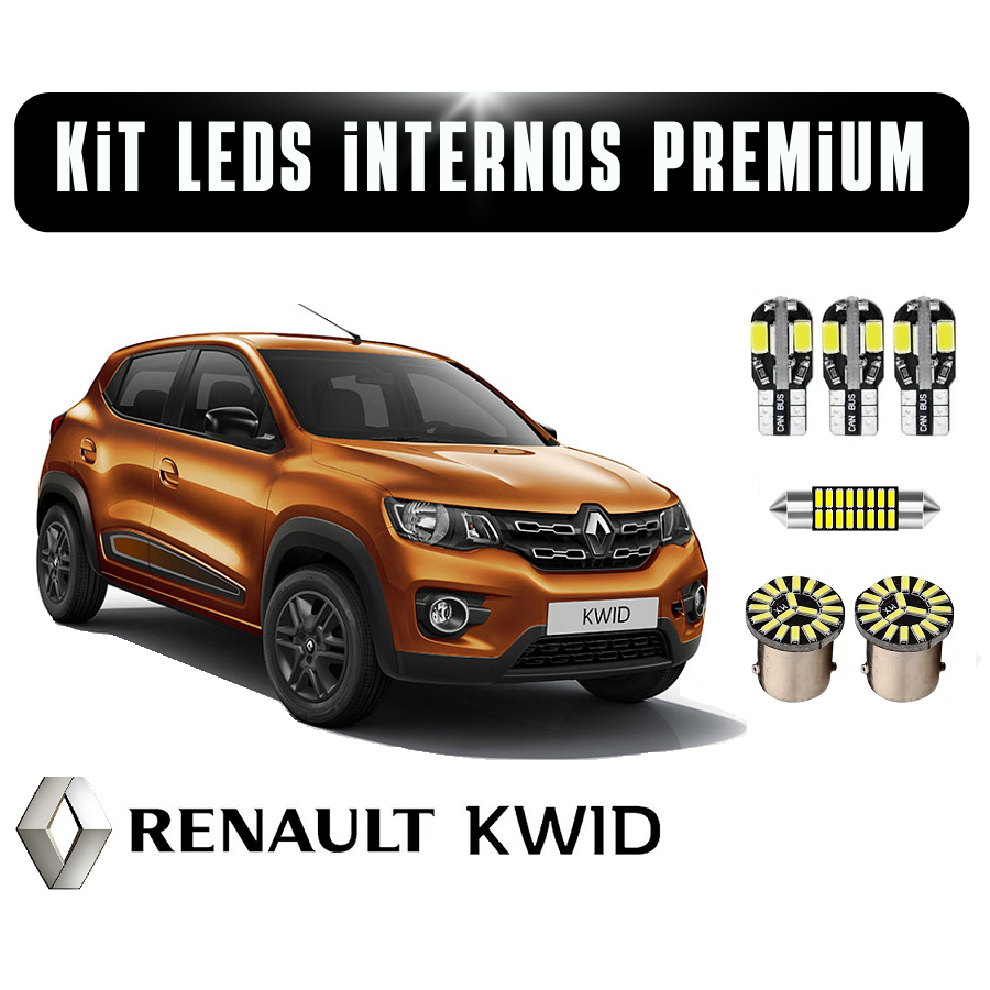 Kit Lampadas Led Premium Internas + Placa + Re Renault Kwid | Shopee Brasil