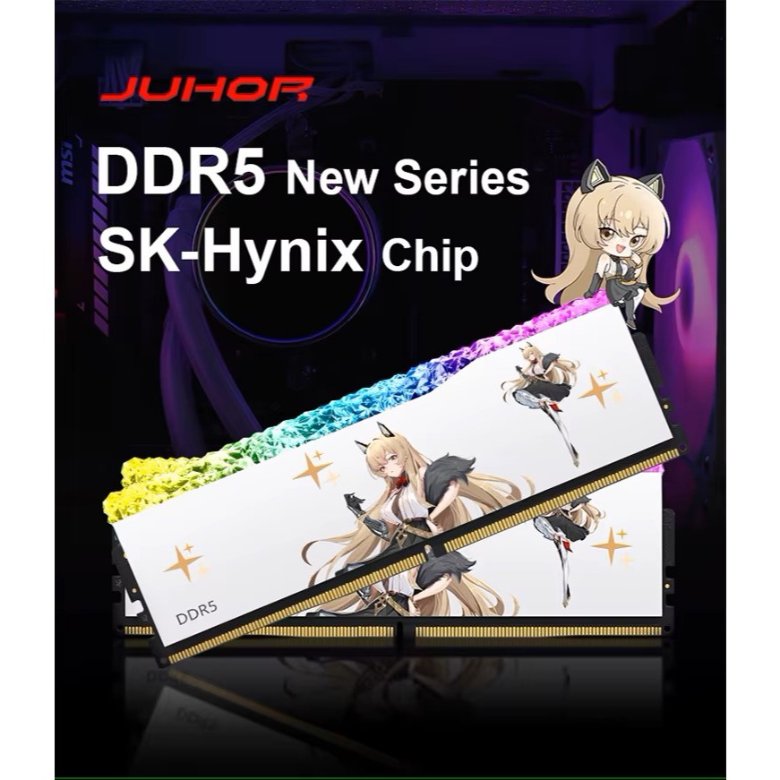 Memória Ram Juhor Ddr5 Rgb 16gb 6800mhz | Shopee Brasil