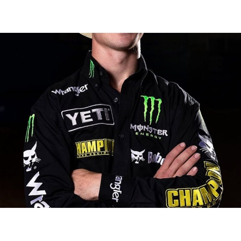 (IMPERDÍVEL) Camisão Profissional Monster Rodeio Competição Tecido ...