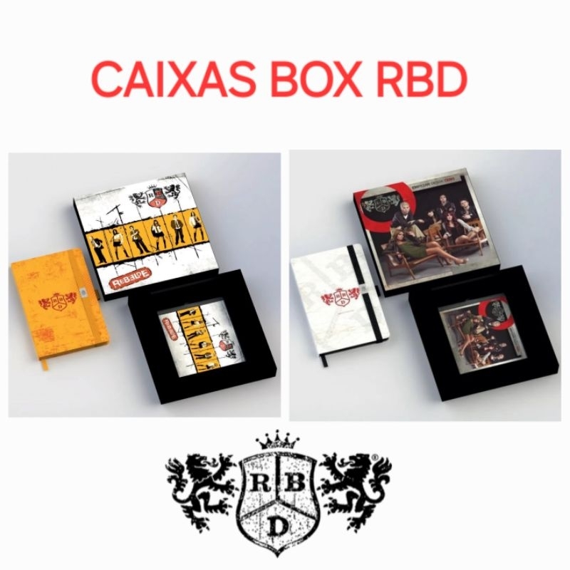 Caixa Fan Box RBD LACRADO – CD Empezar Desde Cero e Rebelde | Shopee Brasil