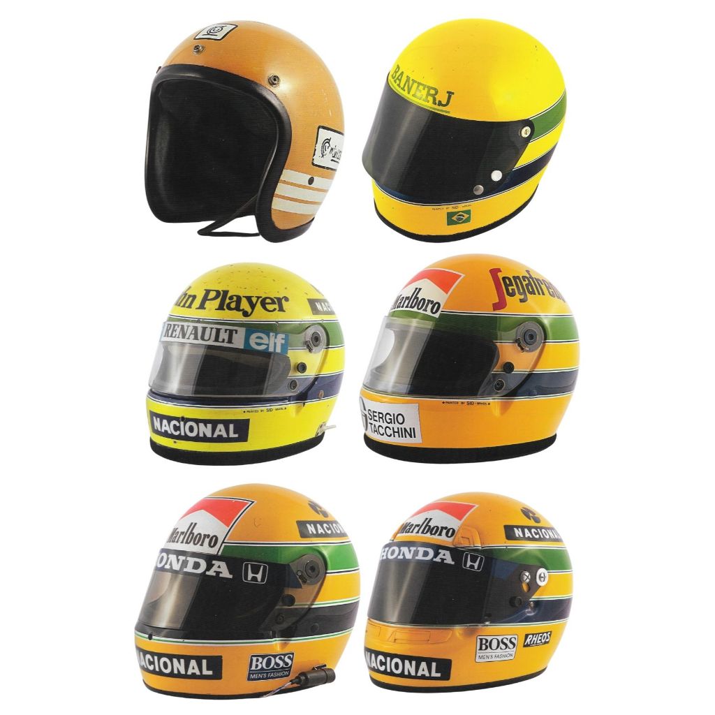 Ímãs de geladeira coleção Ayrton Senna