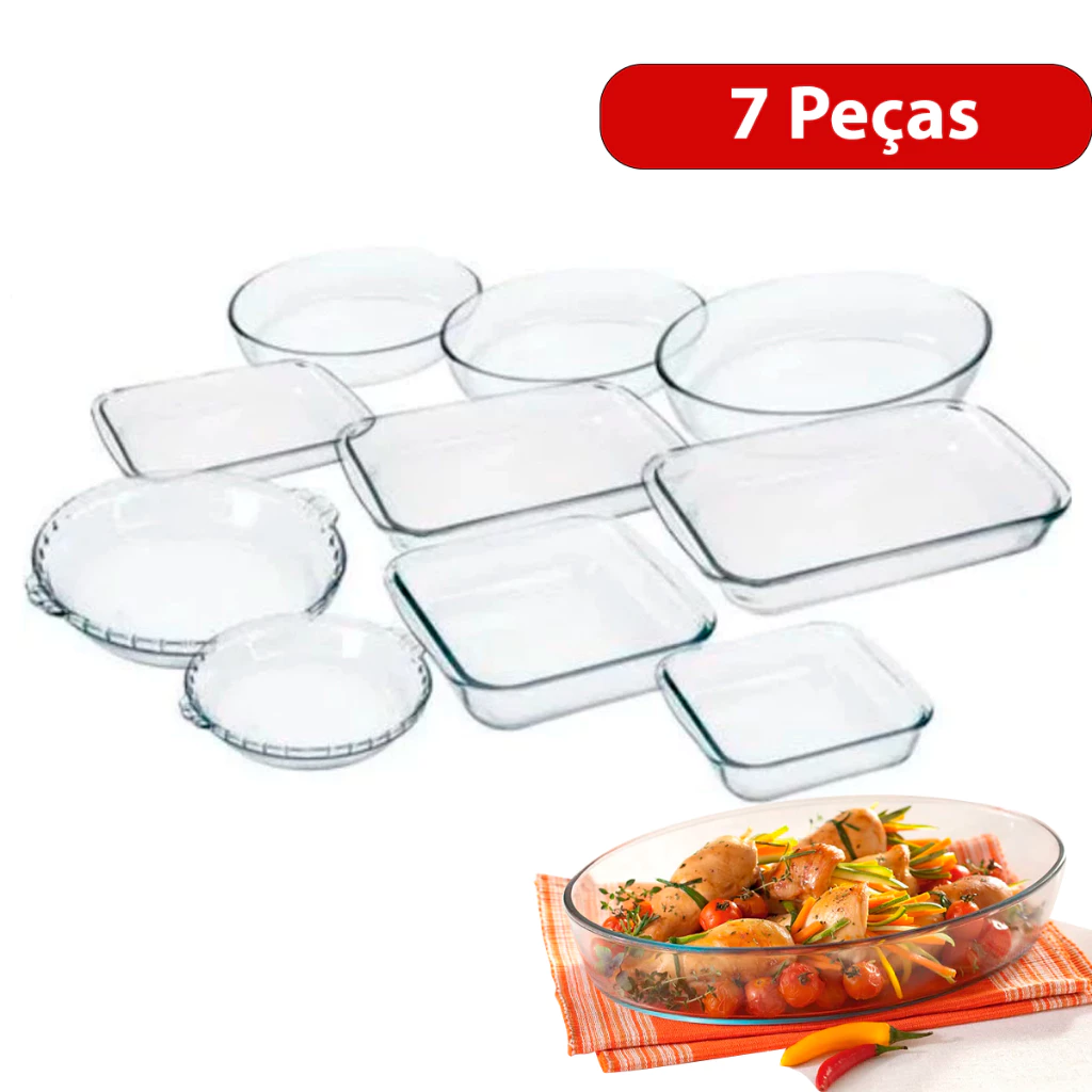 jogo de travessas