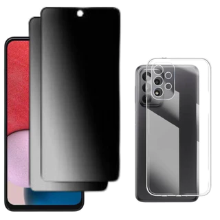 2 Película Privacidade Fosca para Galaxy A53 + 1 Capa Capinha Case