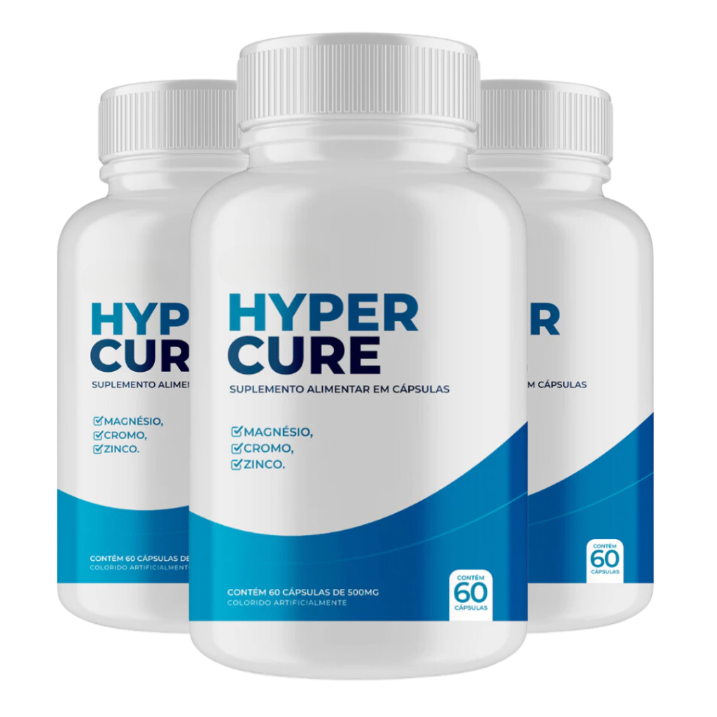 3x Hyper Cure 1800 Cápsulas Original - Formula Oficial - Hypercure ...