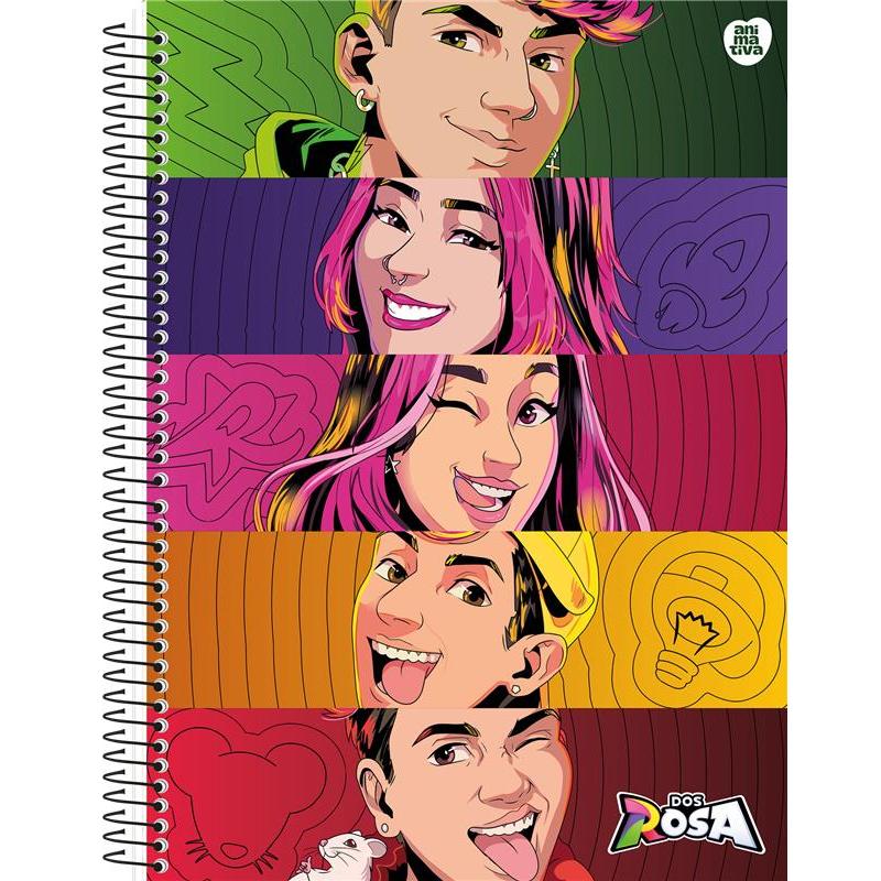 Caderno Emily Vick Void Ketlen Leozinho E Robson 1 Matéria 80 Folhas ...