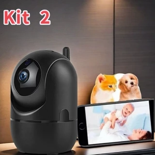 Kit Babá Eletrônica Câmera Sem Fio Visão Noturna Infravermelho em Oferta na Shopee