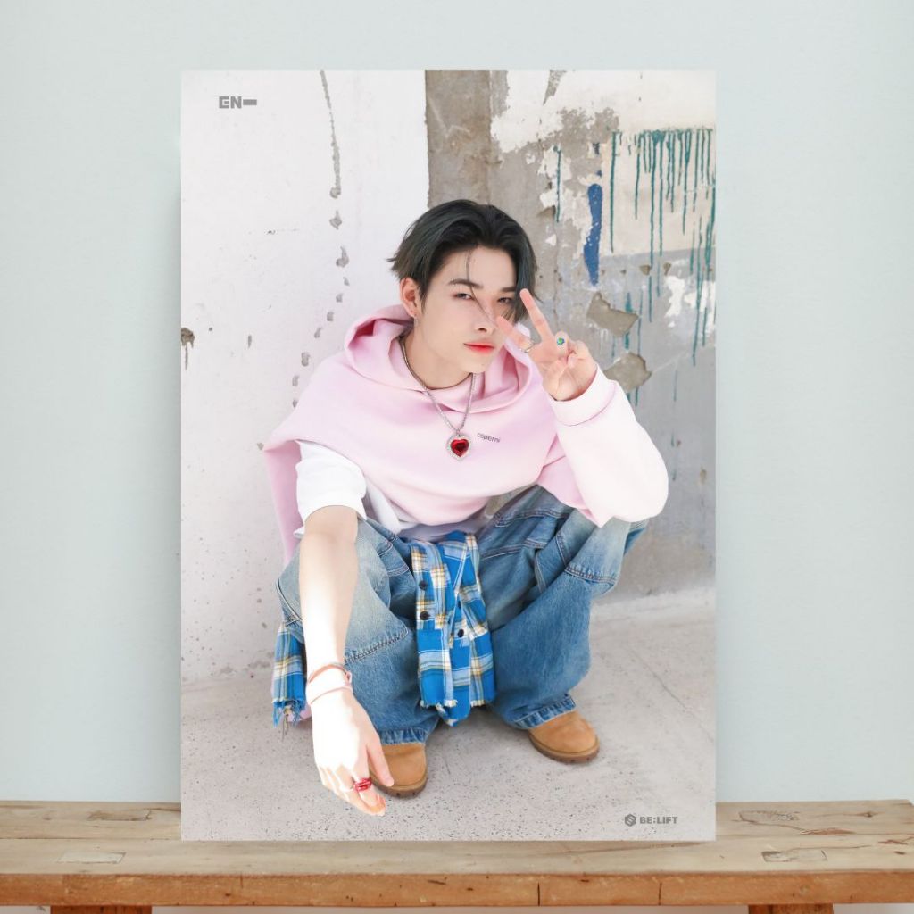 Quadro em Metal Print Personalizada ENHYPEN - KPOP ( Tamanho