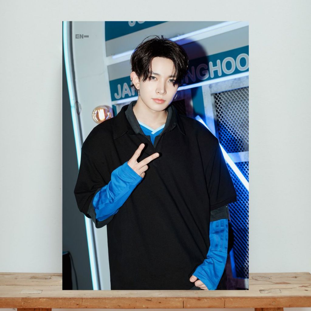 Quadro em Metal Print Personalizada ENHYPEN - KPOP ( Tamanho