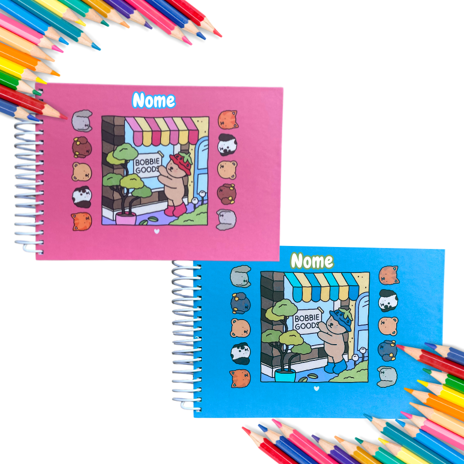 Livro de Colorir Bobbie Goods Personalizado (NOME) - 180g