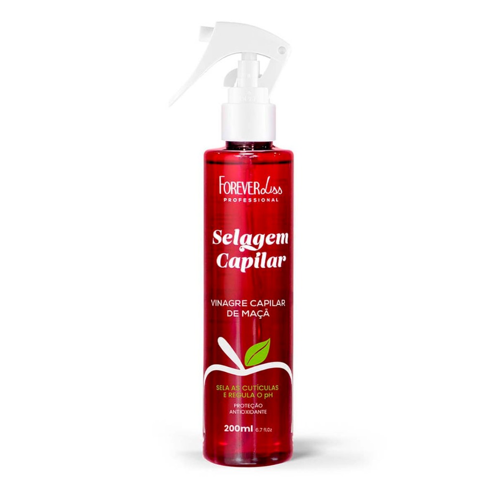Vinagre Capilar de Maçã Forever Liss 200ml | Shopee Brasil