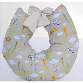 Almofada de Amamentação Com Laço 100% Algodão Com Zíper em Oferta na Shopee