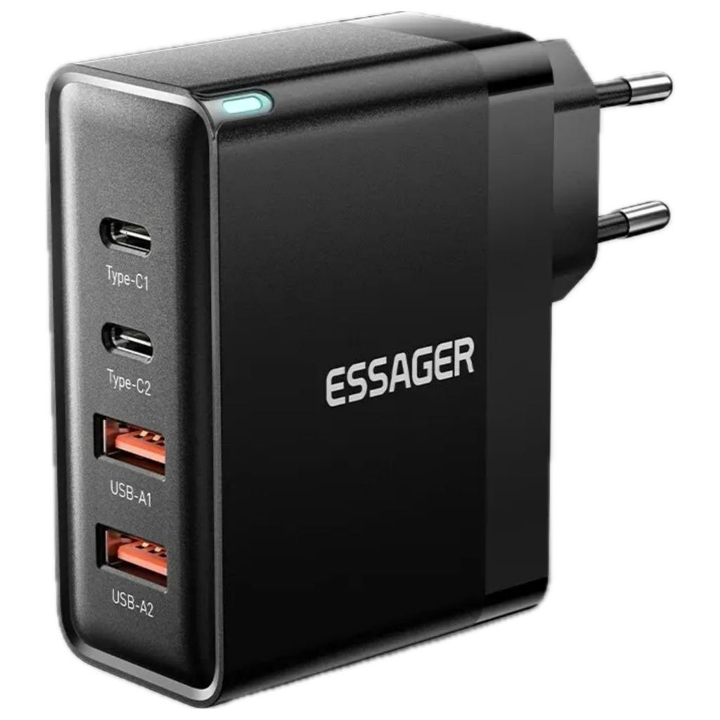Carregador Turbo Essager Es-cd37 Gan 100w Usb C