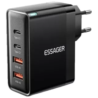 Carregador Turbo Essager Es-cd37 Gan 100w Usb C
