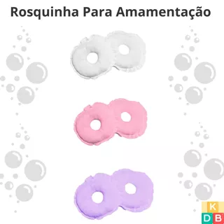Kit 3 Pares De Protetores Absorventes para Mamilos Feridos Várias Cores Macia em Oferta na Shopee