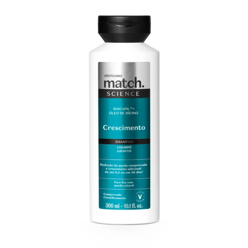 Shampoo Match Science Crescimento 300ml | Shopee Brasil