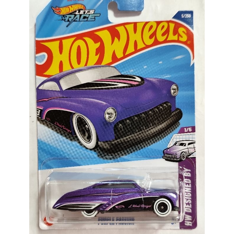Hot Wheels carrinho coleção Hirohata Merc, purple Passion, Hudson